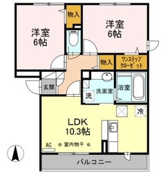 グランパルクセゾンの物件間取画像